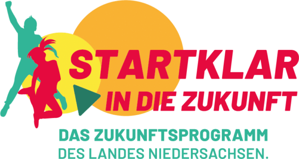 Logo Startklar in die Zukunft, Das Zukunftsprogramm des Landes Niedersachsen