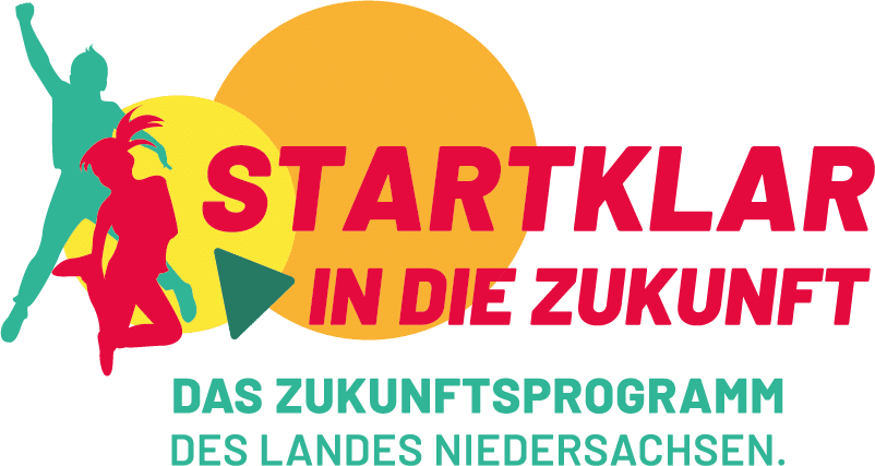 Logo Startklar in die Zukunft, Das Zukunftsprogramm des Landes Niedersachsen