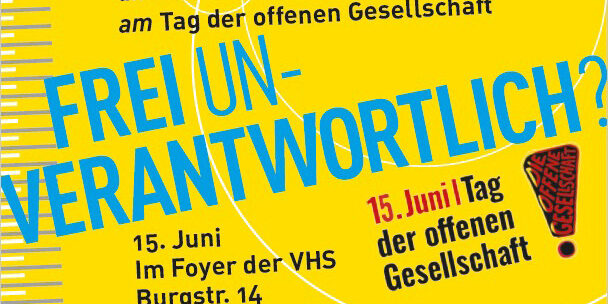 Poster: Frei Un-Verantwortlich